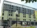 Construction on new hotel complex, Preston and Liberty Streets