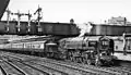 No. 70029 'Shooting Star' with the Up Red Dragon express at Newport Station, 10 October 1958