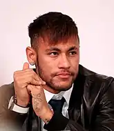 Football Player Neymar da Silva do Santos Júnior: European and African ancestry