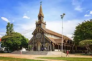 Kon Tum's wooden church