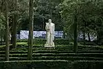 Nei Er's Tomb, with his statue, in Xishan Forest Park beside Dian Lake, Kunming