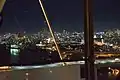 Night-time view from the Ferris wheel