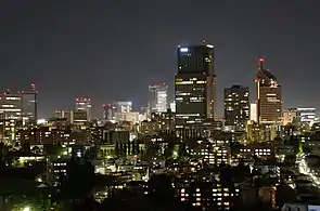Sendai night skyline from Mukaiyama (2012）