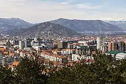 View over Nikšić from Trebjesa hill