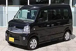 Nissan NV100 Clipper Rio (2013-2015) .mw-parser-output .hatnote{font-style:italic}.mw-parser-output div.hatnote{padding-left:1.6em;margin-bottom:0.5em}.mw-parser-output .hatnote i{font-style:normal}.mw-parser-output .hatnote+link+.hatnote{margin-top:-0.5em}Further information: Suzuki Carry