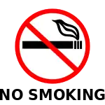 No smoking sign