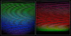 This mosaic shows two GHOST spectra of HD 222925.