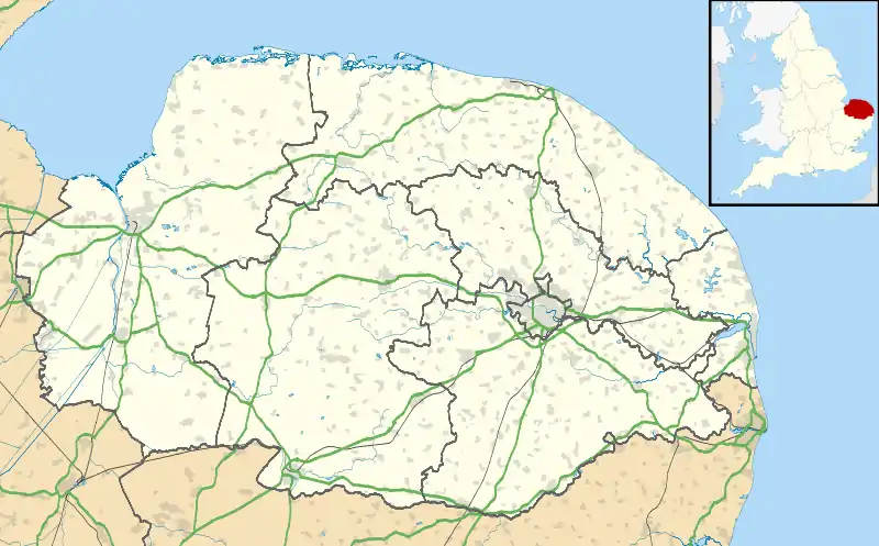 Shouldham is located in Norfolk