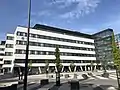 Main entrance of Linköping University Hospital on Campus US (north entrance).