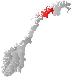 Official logo of Troms fylke