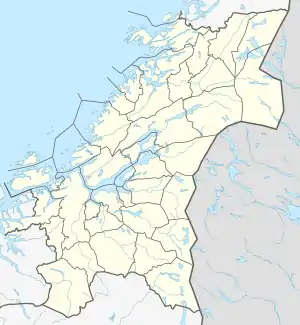 Leksdalsvatnet is located in Trøndelag