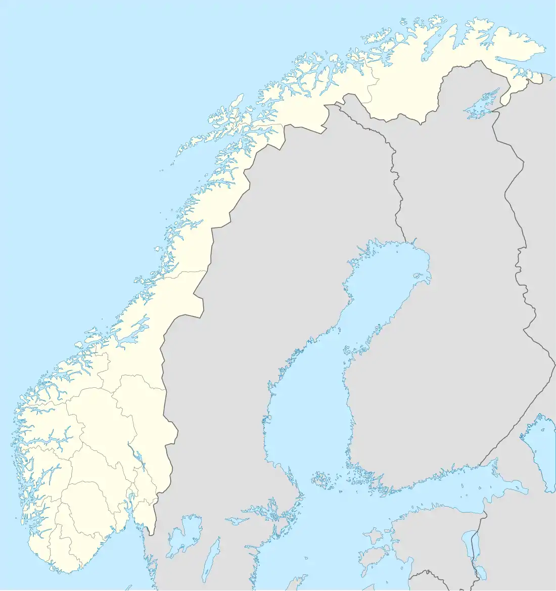 Troms fylke is located in Norway