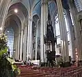 Inside the church