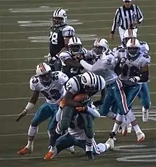 Miami at the Jets in the 2004 season, week 8