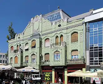 Menrat Family Palace by Lipót Baumhorn in Novi Sad, 1908