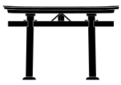 Nune torii – a daiwa torii with a small gable above the gakuzuka.