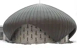 An Ahmadiyya mosque in Hvidovre just outside Copenhagen. Is the first purpose-built mosque in Denmark.