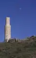 Ruined Ottoman minaret in the old part of Van city