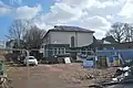 Oak House - Rear showing the building work to restore the building into a dwelling