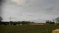 The pitch and disused far side