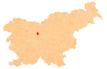 The location of the Municipality of Vodice