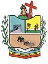 Official seal of Obispo Ramos de Lora Municipality