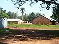The Protestant mission at Obo, as seen from the rear.