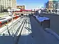 The former Transitway station in 2007, taken from above the Transitway