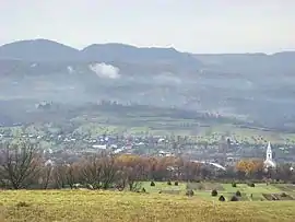 View of Ocna Șugatag village