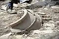 Oct. 2015, French excavations at Tell Kunara, Akkadian-Lullubian, 2300-2000 BCE. Sulaymaniyah Governorate, Iraq