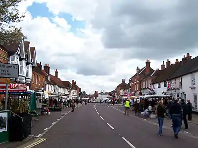 Image 6Odiham High Street in the north-east of Hampshire (from Portal:Hampshire/Selected pictures)