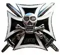 The "death's head" was the insignia of Polish Death Hussar Divisions, 1920 (Polish–Soviet War)