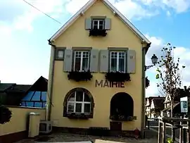 The town hall in Ohnenheim