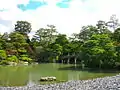 Recreated garden of the old Kyoto Imperial Palace