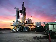 YPF petroleum perforation in General Roca, Rio Negro Province.