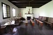 When Peter Alston, Wiley "Little" Harpe, and the Samuel Mason Gang, received their hearing in the Spanish colonial court of New Madrid, the frontier courtroom may not have been much bigger than the courtroom of the Old Cahokia Courthouse (pictured).