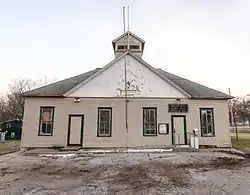 The old town hall in Memphis, Nebraska