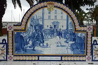 Rebolt against the French, public monument in Olhão.