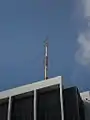 Close up of the antenna on One Biscayne Tower