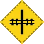 WA-18Railway crossing ahead