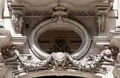 19th century Eclectic Classicist oculus of the Opéra-Théâtre de Clermont-Ferrand, Clermont-Ferrand, France