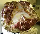 Largest opal filled thunderegg in the world, from Opal Butte in Oregon