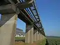 Open-floor viaduct near Kubiki Station