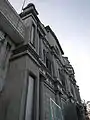 Left side facade