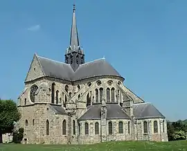 The abbey in Orbais-l'Abbaye