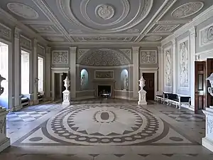 The Hall (Osterley Park, London), 1767, by Robert Adam