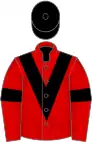 Red, black chevron, armlets and cap
