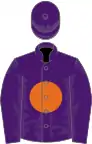 Purple, orange disc