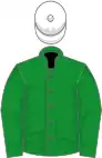 Green, white cap
