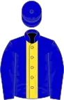 Blue, yellow stripe